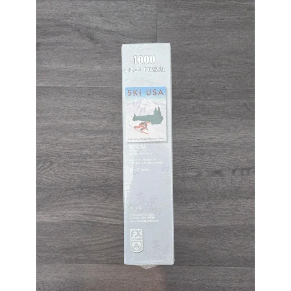 FX Schmid Ski USA 1000pc Puzzle Restoration Hardware Kathleen Herlihy-Paoli